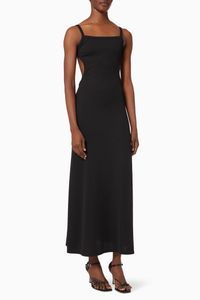 Backless Wire Back Dress in Luxe Rib