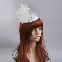 Elegant Retro Feather Fascinators with Feather / Trim 1 Piece Special Occasion / Party / Evening Headpiece miniinthebox Elegant Retro Feather Fascinators with Feather / Trim 1 Piece Special Occasion / Party / Evening Headpiece miniinthebox