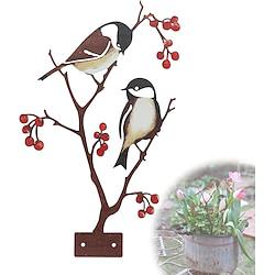 Bring Your Garden to Life with These Exquisite Metal Iron Art Animal Bird Hanging Ornaments - Perfect for Adding a Touch of Creativity and Charm to Your Outdoor Space Lightinthebox