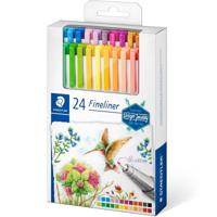 Staedtler Design Journey Triplus Fineliner Pens (Pack of 24) (Assorted Colors) - thumbnail