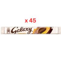 Galaxy Smooth Caramel Single Chocolate 20g Box Of 45