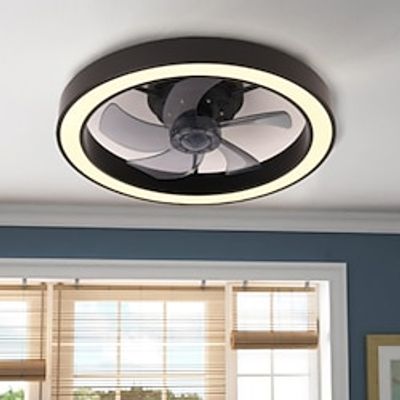 Ceiling Fan with Light Dimmable 50cm 6 Wind Speeds Modern Ceiling Fan for Bedroom, Living Room App  Remote Control 110-240V Lightinthebox