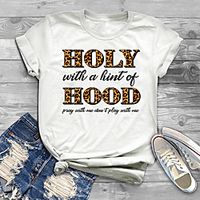 Women's Plus Size Tops T shirt Graphic Letter Print Short Sleeve Crewneck Streetwear Halloween Fall Winter khaki White Big Size XL XXL 3XL 4XL 5XL miniinthebox - thumbnail