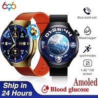 696 WS-19 Smart Watch 1.43 inch Smartwatch Fitness Running Watch Bluetooth Pedometer Call Reminder Sleep Tracker Compatible with Android iOS Women Men Hands-Free Calls Message Reminder Always on Lightinthebox - thumbnail