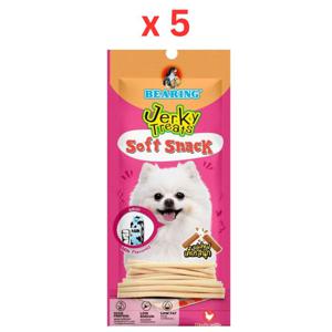 Bearing Jerky Treats Sticks Milk Flavor-50 Gm Pack Of 5