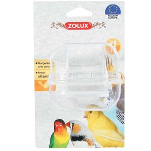 Zolux Bird Feeder With Perch - S