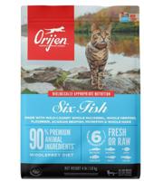 Orijen Six Fish Cat Dry Food 1.8Kg