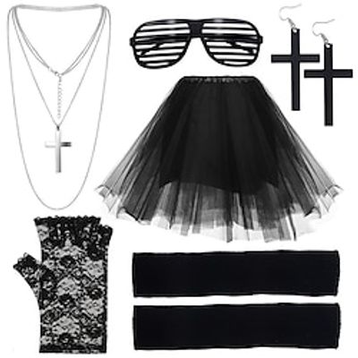 1980s Skirt Outfits Women's Cosplay Costume Halloween Party  Evening Skirts Lightinthebox