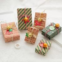 Christmas Bell Gift Pack Three Piece Set Pendant Gold Silver Red Green Decorative Gift Box Decoration Christmas Decoration miniinthebox - thumbnail