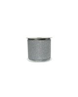 Kaemingk Decoris Ribbon Polyester Glitter Silver