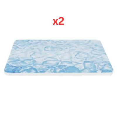 Trixie Ceramic Cooling Plate For Small Pets - Blue 32X25cm (Pack Of 2)