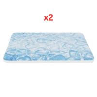 Trixie Ceramic Cooling Plate For Small Pets - Blue 32X25cm (Pack Of 2)