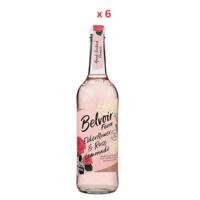 Belvoir Elderflower & Rose Sparkling Drink 6X750ML