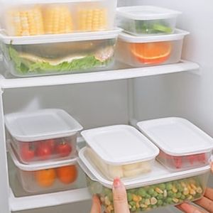 Refrigerator Storage Box Large Capacity Transparent Fresh-keeping Storage Box Kitchen Storage Sealed Can Fruit And Vegetable Food Storage miniinthebox