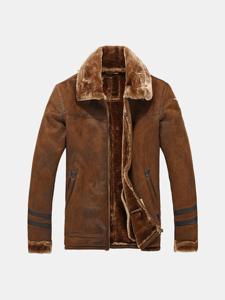 Boomber Sherpa Chamois Leather Suede Jacket