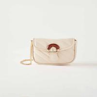 Sasha Quilted Crossbody Bag with Buckle Detail