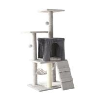 Cozy Paws Cat tower Grey - 50X40X110 Cm (With Hammock)