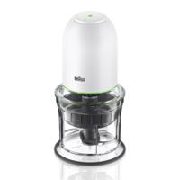 Braun MultiPractic 3 Chopper, 500W Motor, Advanced Quadblade Technology, 2 Speed Control, One Push Control, Dishwasher Safe Parts, Safety Lock, White | CH 3011 WH