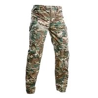 Men's Tactical Pants Hiking Pants Camo Pants Outdoor Athleisure Daily Sports Soft Comfortable Pocket Plain Full Length Cotton Blend Fashion Casual Activewear Black Army Green Micro-elastic Lightinthebox - thumbnail