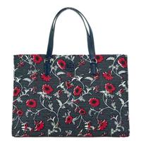 Tory Burch Medium Nylon Retro Batik Print Shoulder Tote Handbag (36731)