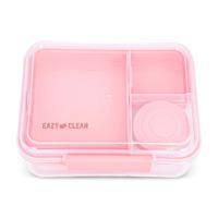 Eazy Kids 3 - 4 - 5 Compartment Convertible 1650ml Bento Lunch Box with 150ml Gravy Bowl - Pink