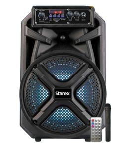 iSonic SP 456 8 inch Rechargeable Trolley Speaker, Black - SP 456