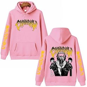 Inspired by Chainsaw Man Denji Hoodie Cartoon Manga Anime Front Pocket Graphic Hoodie For Men's Women's Unisex Adults' Hot Stamping 100% Polyester Lightinthebox