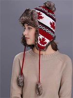 Women's Ear Protection Fleece Outdoor Autumn And Winter Knitted Beanie