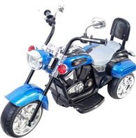 Megastar Freddo Battery Powered Chopper Style Electric Bike Ride On Trike - Blue (UAE Delivery Only)