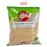 Double Horse Cherumani Rice (Kuruva) 2Kg Pack of 10