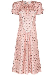 The Marc Jacobs The '40s icing-print dress - PINK