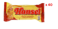 Hansel Mocha Sandwich Cream Filled Biscuits, 10 X 31G - Pack Of 1 Pack Of 40 (UAE Delivery Only)