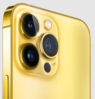 Apple iPhone 14 Pro (24K Full Gold Plated), 128GB , 6GB, 6.1-Inch with FaceTime (UAE Delivery Only)