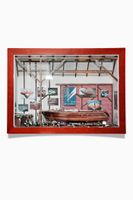 XXL Riva Boatyard Diorama Shadow Box - thumbnail