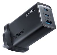 Anker 737 3-Port Fast Wall Charger Ganprime 120W, USB C Charger, Black - AN.A2148211.BK