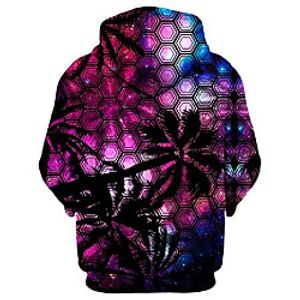 Men's Unisex Pullover Hoodie Sweatshirt Graphic Pocket Hooded Casual Daily Holiday 3D Print Sportswear Galaxy In My Palm Hoodies Sweatshirts  Long Sleeve Lightinthebox