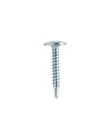 Homesmiths Channel Screw Wafer Head Zinc Plated 8mm x 1 inch - thumbnail