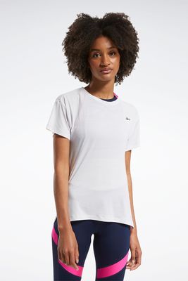 Womens Workout Activchill Tee White Womens Workout Activchill Tee White