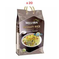 Nellara Basmathi Rice 1121 XXXL Classic Rice 1kg (Pack of 20)