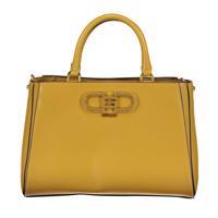 Guess Jeans Yellow Polyethylene Handbag - GU-23439