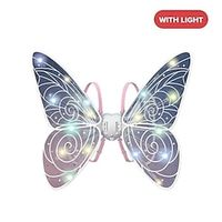 Electric Fairy Wings with LED Lights Moving Butterfly Wings with Music for Girls Women to Cosplay Dress Up Lightinthebox - thumbnail