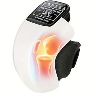 Wearable Infrared Vibrating Rechargeable Electronic Knee Massager With Heat And Pressure Cordless Massager LED Screen Wearable Infrared Vibrating Rechargeable Electronic Massager All-round Comfort Lightinthebox