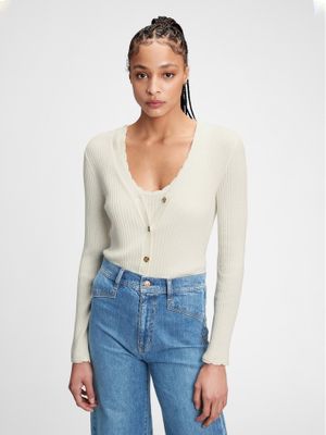 Ribbed Cardigan Ribbed Cardigan