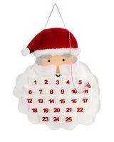 Homesmiths Christmas Advent Calendar Santa 53cm Homesmiths Christmas Advent Calendar Santa 53cm