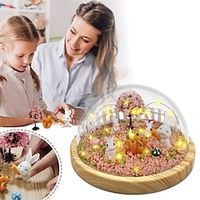 Easter Diy Bunny Night Light Kit For Girls Cute 3d Rabbit Lantern Art Kit Arts And Crafts Lamp Project Make Your Own Night Light Lightinthebox