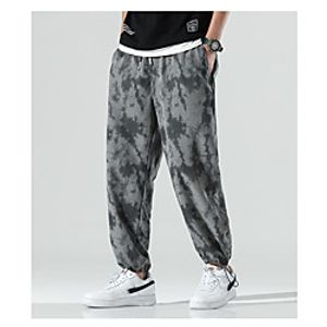 Men's Casual / Sporty Chino Slim Harem Loose Chinos Sweatpants Pants Camouflage Dark Gray Brown Light Blue miniinthebox
