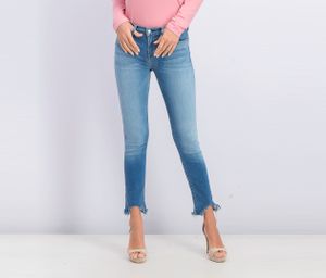 Womens Tally Crop Skinny Jeans  Denim Blue Wash