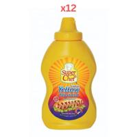 Super Chef Yellow Mustard 8 Oz (Pack Of 12)