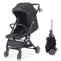 Teknum Travel Cabin Stroller With Coffee Cup Holder - Black TK_TCBS_BK