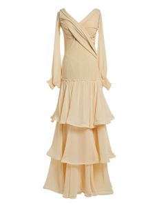 Dress Scupa Crepe-Chiffon